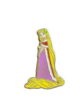 Disneyland Rapunzel Princess Trading Pin Tangled Christmas Lapel Pin Brooch Gift
